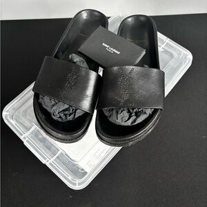 Yves Saint Laurent Black Sandals